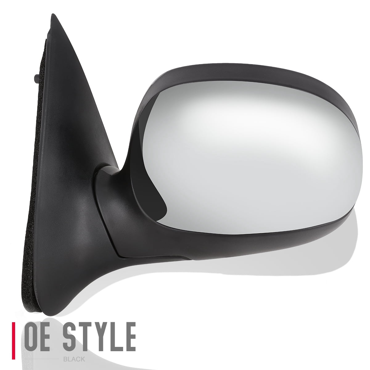 DNA Motoring OEM-MR-FO1320188 For 1997 to 2003 Ford F150 F250 OE Style Manual Driver / Left Side View Door Mirror F85Z17683Baa-PFM 98 99 00 01 02