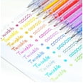 thumbnail image 2 of Darzheoy Glitter Gel Pens, Colorful Neon Glitter Pens Fine Tip Art Markers Set Colored Gel Pens for Drawing, Doodling, Scrapbook, Journaling, Gifts, 2 of 6