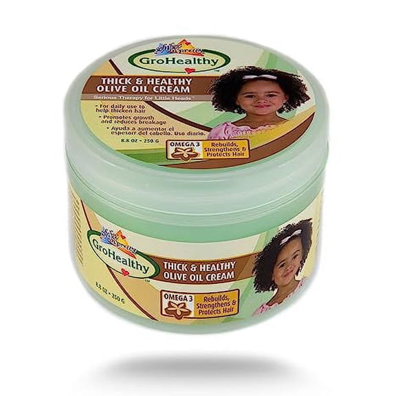 Sofn' Free n'Pretty GroHealthy Thick & Healthy Olive Oil Cream, 8.8 oz