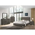 thumbnail image 3 of InRoom Furniture B289-N Wood Nightstand, Gray & Oak, 3 of 3