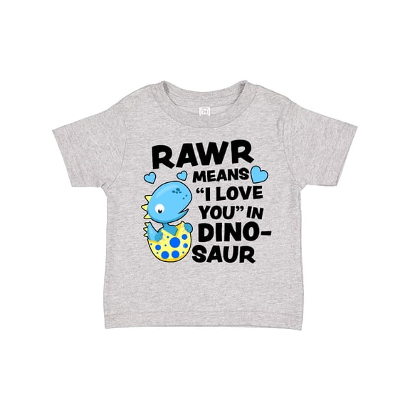 Inktastic Rawr Means I Love You in Dinosaur Valentine Boys or Girls Toddler T-Shirt