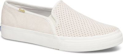 keds double decker perf suede taupe