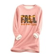 thumbnail image 1 of HKEJIAOI Sweats pour Women Col Rond Graphique Long Sleeve Top, 1 of 3