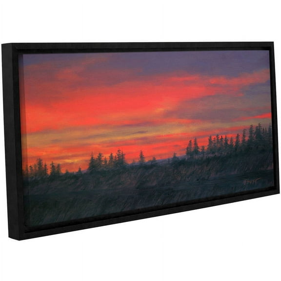 ArtWall Gene Foust "The Beginning" Gallery-Wrapped Floater-Framed Canvas