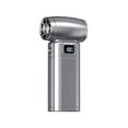 thumbnail image 1 of Silver Metal Blades Handheld Fan Turbo High Speed Dust Blower Built In Battery Charging For Outdoor Cleaning #cEF2M, 1 of 6