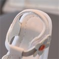 thumbnail image 2 of LNMQLPDBS Toddler Sandals Girl Comfort Breathable Soft Sole Sandals Trendy Floral Decoration Anti Kick Flat Infant Baby Cute First Walking Shoes Ideal for Girls Summer Shoes Beige 2.5-3 Years, 2 of 9