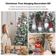 thumbnail image 3 of Wosthever 4 piezas de decoración navideña de gnomos para árbol de Navidad, ideales como regalo. Adornos navideños hechos a mano. Kits de decoración para fiestas, 3 of 6