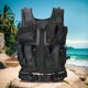 thumbnail image 5 of Chalecos antibalas de combate de nailon, chaleco multibolsillos para airsoft, chaleco portaplacas, chaqueta de entrenamiento para caza al aire libre, juegos de CS, airsoft, 5 of 6