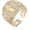 Jude, variant on 18K Gold Plated Saint Jude Hip Hop Double Finger Ring - Cubic Zirconia Pave Open Statement Ring, Religious Faith Jewelry Gift for Men Women, Trendy Streetwear Accessory
