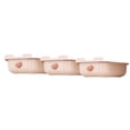 thumbnail image 3 of Caja de almacenamiento de ropa interior de 3 piezas con divisores de plástico, cajón ajustable multifuncional, caja para calcetines y sujetadores, color rosa, 3 of 12