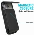 thumbnail image 5 of Nakedcellphone Combo for Samsung Galaxy Z Fold 7 Phone Case with Belt Clip Pouch Holder - Built-In Screen Protector - Hinge Cover - Compatible with MagSafe - Black/Clear, 5 of 10