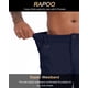 thumbnail image 3 of Pantalones de Senderismo Rapoo para Hombre con Bolsillos, Impermeables, Azul Marino 42Wx32L, 3 of 6