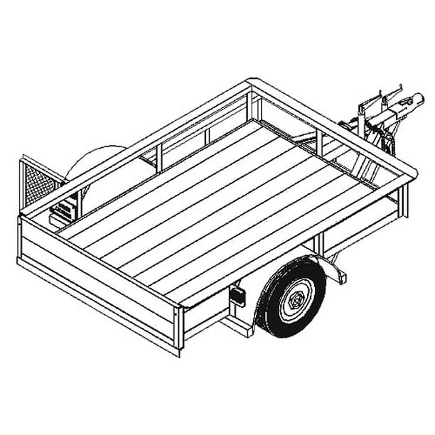 1108 Trailer Plan 4 X8 Single Axle Utility 2k Or 3 5k Diy How To Blueprint Com - Diy Small Trailer Plans 1108 Trailer Plan 4 X8 Single Axle Utility 2k Or 3 5k Diy How To Blueprint Com - Diy Small Trailer Plans