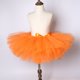thumbnail image 3 of Falda tutú naranja para niñas, faldas de ballet mullidas para niñas, tutú para niñas, falda de tul para fiestas de cumpleaños, falda para niñas pequeñas, 3 of 5