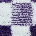 thumbnail image 2 of Mainstays Kids Kitten Collection Purple Check Non-Slip Bath Mat, 17" x 24", 2 of 5
