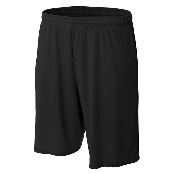 A4 Men's 9" Inseam Pocketed Performance Shorts - BLACK - 2XL