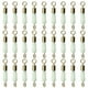 thumbnail image 2 of FLhrweasw 30 Uds. Anillos Giratorios Rodamiento Bolas Conector Pesca Ganchos Enlace Rápido (blanco L), 2 of 8