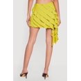 thumbnail image 4 of Women's Asymmetrical Ruffle Tiered Mini Skirt, 4 of 4