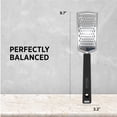 thumbnail image 7 of Rubbermaid Stainless Steel Cheese Grater with BPA-Free Silicone Handle, Black, 7 of 7