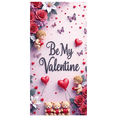 thumbnail image 3 of LUUFILx Valentine's Day Backdrop Romantic Be My Valentine Banner with Heart Balloons and Flowers for Party Photography Props Wedding Decors, 3 of 8