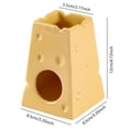thumbnail image 2 of Ceramic Cheese Hamster Water Bottle Leak Proof Design for Hamsters and Gerbils with Easy Clean Habitat Hideout and Food Bowl 3PCS, 2 of 3