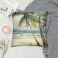 thumbnail image 2 of Chilfamy Palm Trees Surfboard Beach Pillow Covers for Couch Sofa Indoor Outdoor Square Printed on Both Sides 1PC 18x18in, 2 of 5
