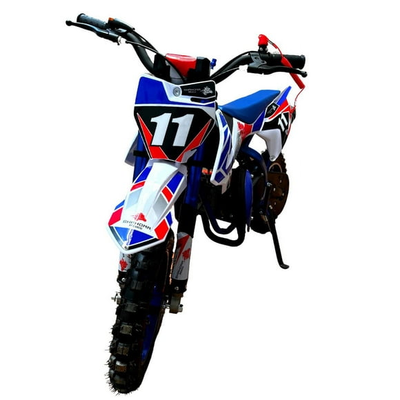Motocicleta Infantil Shahoma MC01 Premium Motocross 49cc Azul