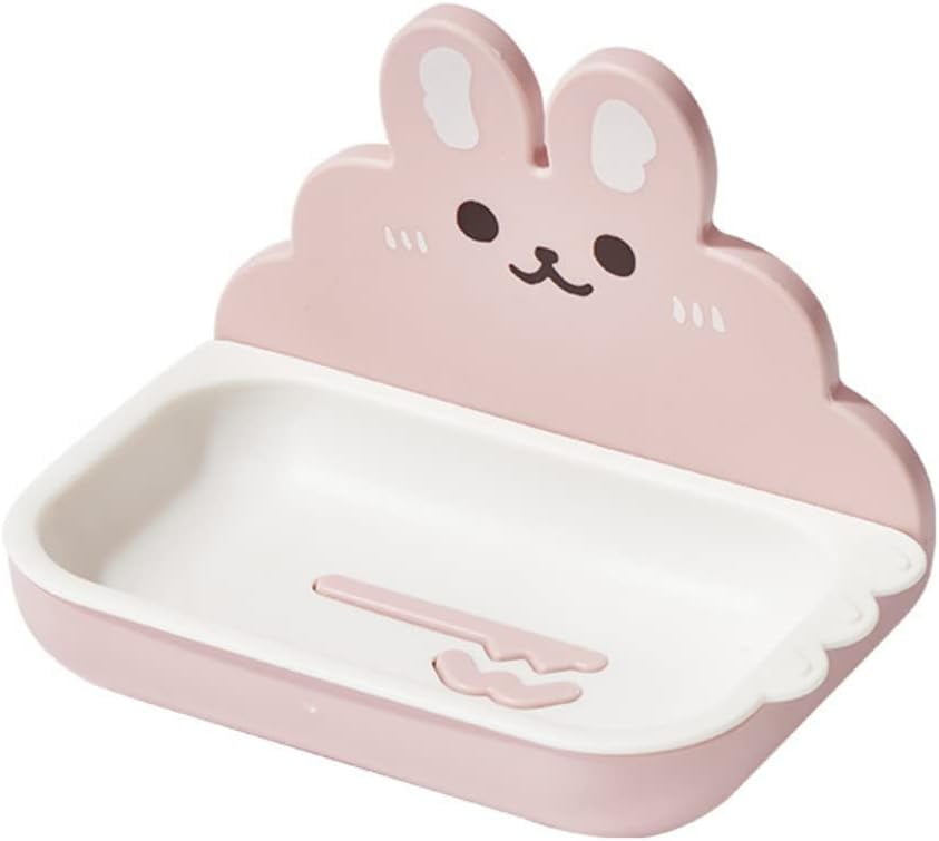 Cute Soap Dish Rabbitshaped Soap Box Soap Container Bathroom Bathtub