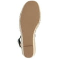 thumbnail image 6 of Journee Womens Crew Wedge Heel Espadrille Sandals, Widths Available, 6 of 10