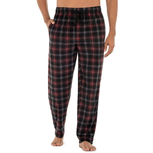 George Men's Fleece Plaid Sleep Pants - Walmart.com