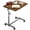 Manual Knob Height Adjustment-Smoked Walnut, variant on KEKOY Overbed Table, Adjustable Overbed Bedside Table with Wheels, Tilt Table for Medical Home Care and Hospital Use,Smooth Rolling, Stable Support Design