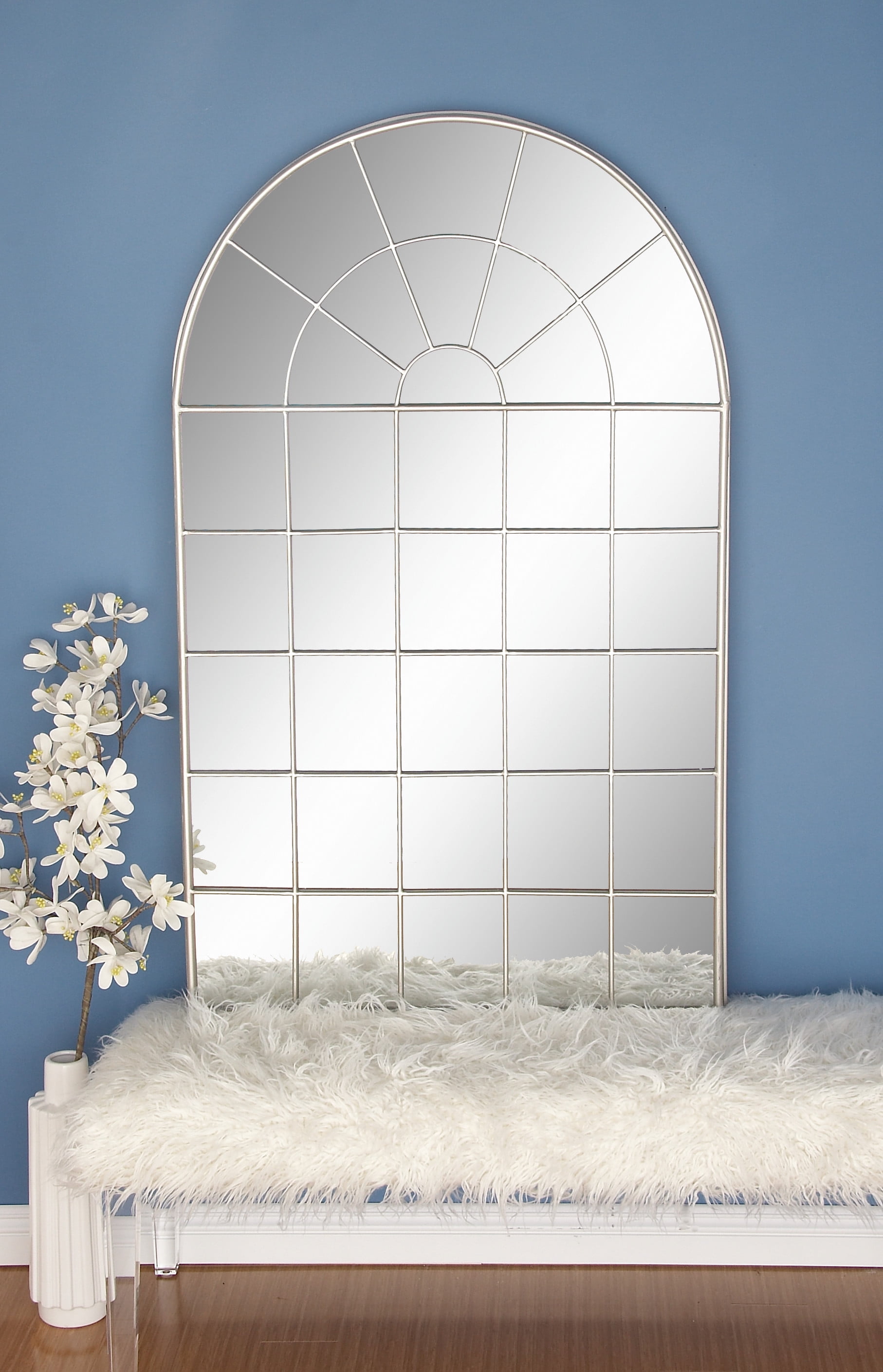 large arched mirror