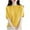 Yellow, variant on Uaswgudfs Women's Stylish & Comfortable Knitted rib Wool Sweater - Spring Fall Winter First-Line Ready to Wear Seamless Knit Crewneck Half Sleeve Top