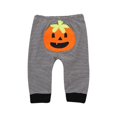 thumbnail image 4 of Newborn Baby Boy Girl First Halloween Romper Bodysuit Pants Hat Pumpkin Outfits Set Clothes, 4 of 6