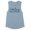 Stonewash Denim, variant on Skyline Baltimore Maryland Women's Muscle Tank Large White