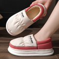 thumbnail image 3 of Nuevas zapatillas gruesas de algodón de invierno 2024 con tacón para hombres, parejas, ropa interior cálida para exteriores, zapatos de algodón para mujeres, 3 of 5