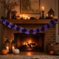 thumbnail image 4 of Fmbmuo Halloween Foil Fringe Curtains 2-Pack 78-Inch Metallic Streamers For Wall Door And Party Decor, 4 of 5