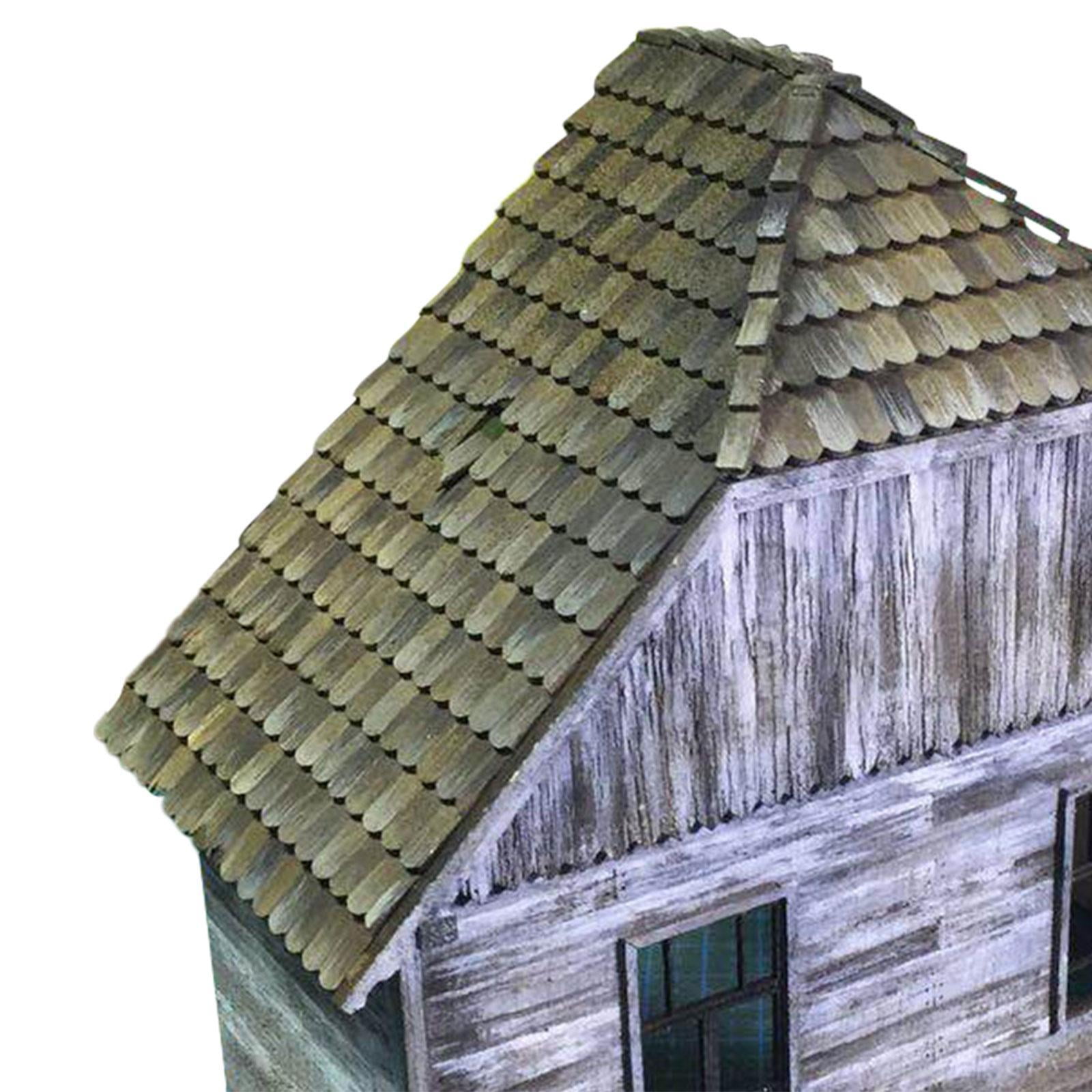 Zxpjkyu House Building Model Kit 1/35 Scale Decor Unique Unfinished Ideal Gift Unpainted