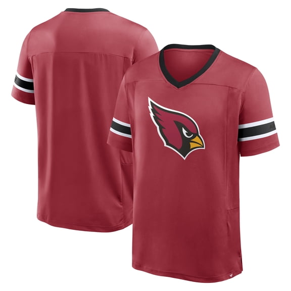 Men's Fanatics Cardinal Arizona Cardinals Hometown Premium Hashmark V-Neck T-Shirt