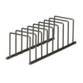 thumbnail image 1 of Spectrum Diversified Euro Kitchen Organiser for Plates, Cutting Boards Bakeware, Cooling, Pots & Pans, Serving Trays, Reusable Containers, and Lids Holder Rack, Satin Nickel, 1 of 9