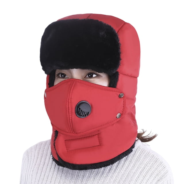 Gorra Ushanka Toystoory para mujer Ciclismo rojo resistente al viento