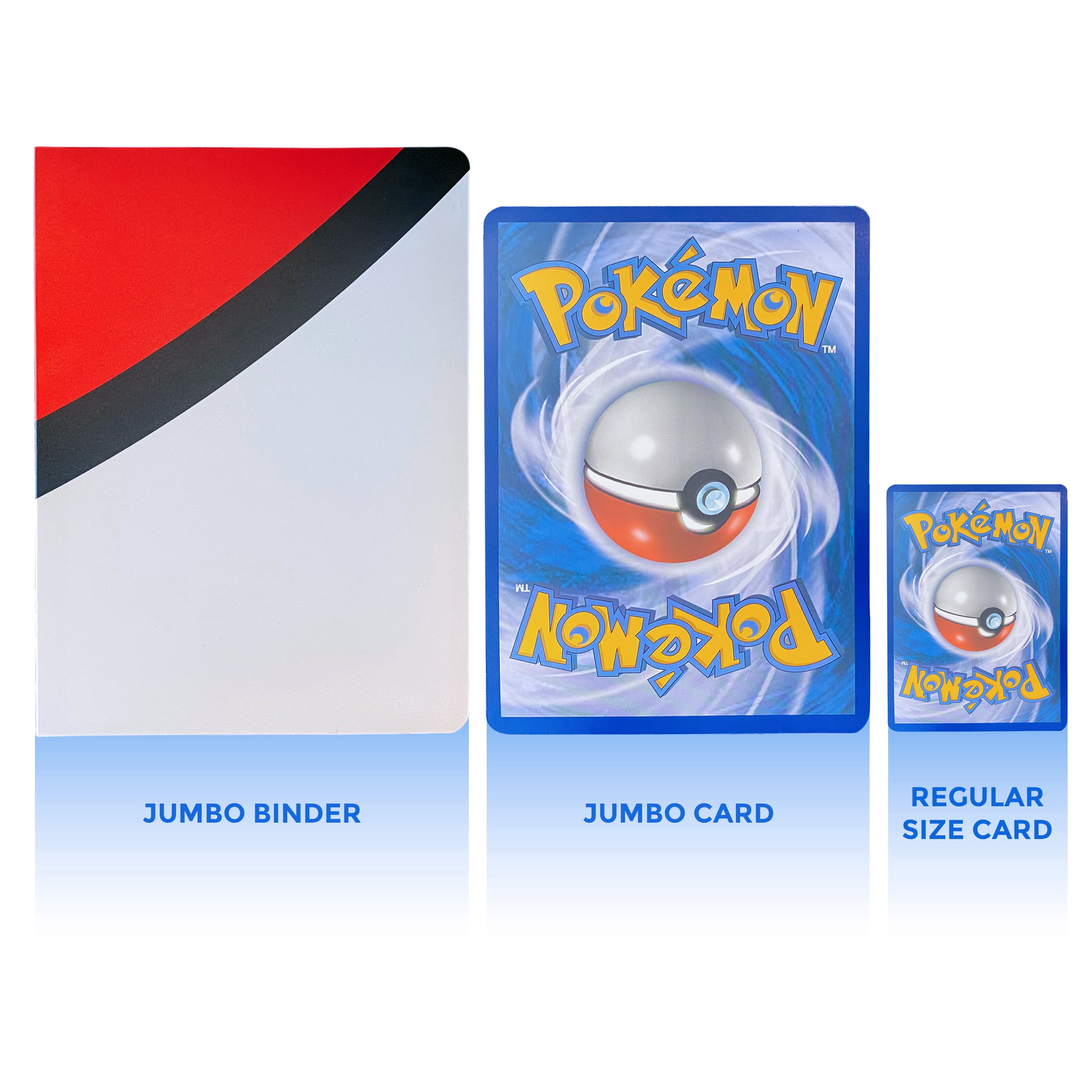 Totem World Jumbo Inspired Poke Ball Binder with 20 1-Pocket Side Loading  Pages - Walmart.com