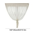 thumbnail image 3 of QTOCIO Stores Rideaux Gaze Tissu Rideaux Fins Fini Sable Blanc Balcon Gaze Chambre Rideaux Translucides Rideaux en Gaze, 3 of 4