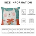thumbnail image 6 of Acheng  Mother's Day Decorative Pillow Case Throw Pillow Covers We Love You Mom Sweet Happy Cat Cute Kitten Hug Heart Waist Lumbar  Throw Pillow Cases Cushion Cover Rectangular 2pcs 20x20in, 6 of 6