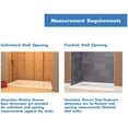 thumbnail image 2 of Dreamline DLT-1142480 Slimline 48" L X 42" W Square Shower Base - White, 2 of 6