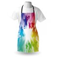 thumbnail image 4 of Star Apron, Design with Rainbow Colors Burst Effect Colorful Illustration Festive Art, Unisex Kitchen Bib with Adjustable Neck for Cooking Gardening, Adult Size, Multicolor, by Ambesonne, 4 of 4