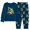 czb# Navy167, variant on Boys Outfits Sets Winter Alien Astronaut Cartoon Car Print Long Sleeve Round Neck Top Shirt And Pants Home Wear Comfortable Casual Sofy Tracksuit,Black,4-5 Years