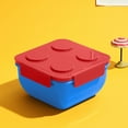 thumbnail image 3 of Building Block Lunch Container for Picnic and School DIY Design with Secure Lid for Microwave Heating Colorful and Durable, 3 of 3