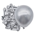 thumbnail image 2 of Bobasndm 50Pcs 5 Inches Metallic Balloon Shiny Multi-colors Thicker Leakproof Anti-burst Scene Layout Tear-resistant Wedding Party Decor Latex Balloon for Indoor, 2 of 7