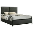 thumbnail image 2 of Cavy King Size Bed, Channel Tufted Upholstered Headboard, Black Gray, 2 of 3